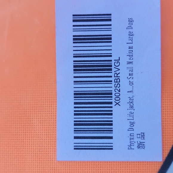 Phyxin xl dog life jacket orange - Picture 4 of 5